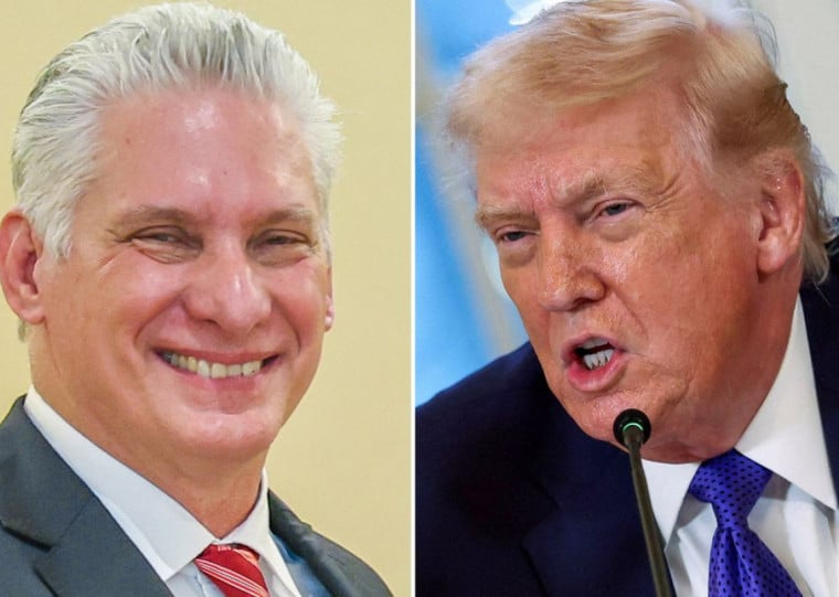 Donald Trump mandou um aviso a Miguel Diaz-Canel: 