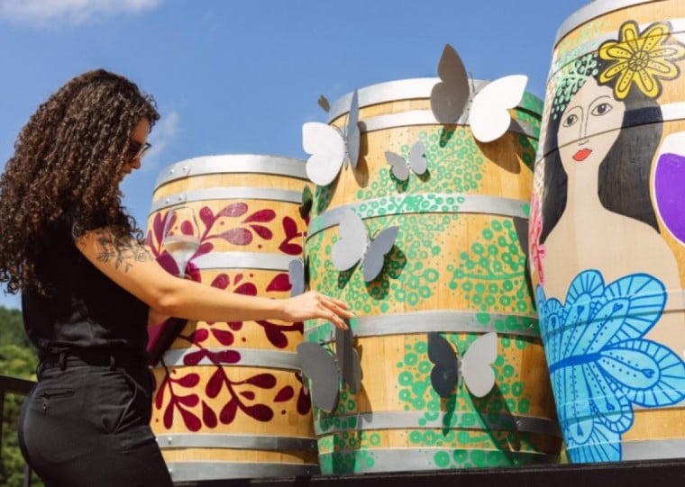 Obras podem ser visitadas gratuitamente em espaços públicos, vinícolas e pontos turísticos