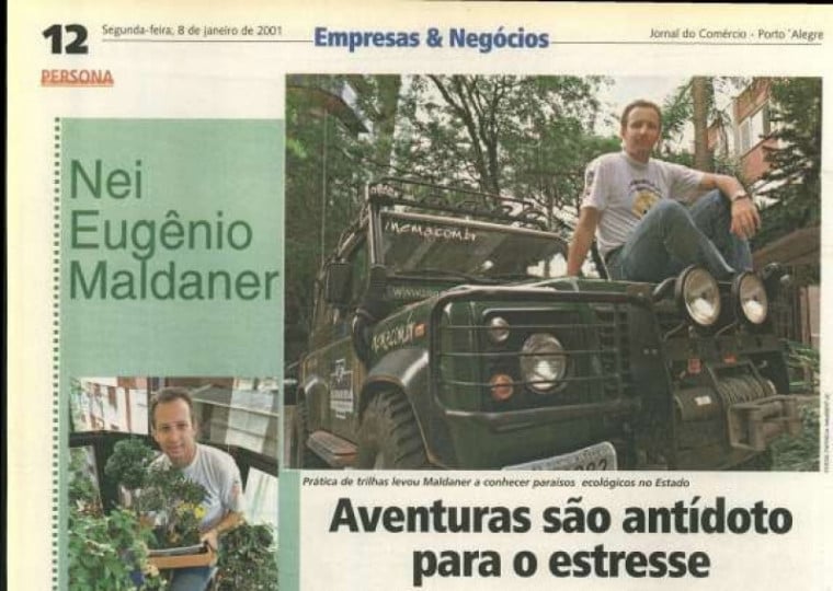 Primeira edição do caderno Empresas & Negócios circulou em 8 de janeiro de 2001