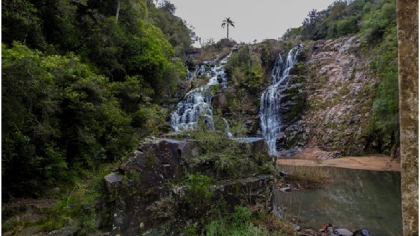 Cascata do Salso tem 20 metros de altura  | PM Ca&ccedil;apava/Divulga&ccedil;&atilde;o/Cidades