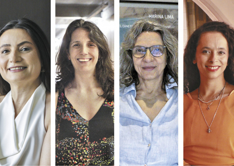 Reportagem cultural traça o perfil de quatro importantes produtoras do cinema gaúcho: Aletéia Selonk (esq), Jessica Luz, Nora Goulart e Sofia Ferreira