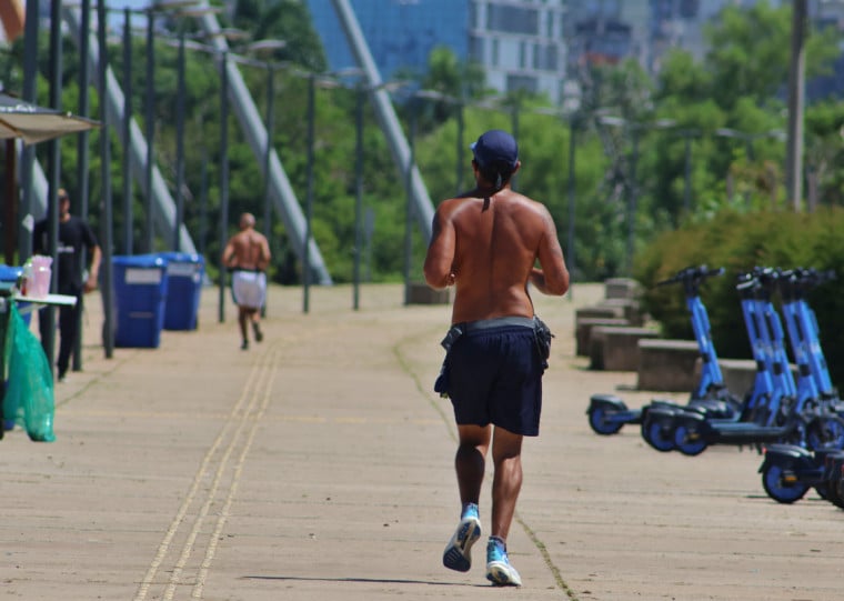 Em Porto Alegre, foram registrados 34,5°C nesta quinta-feira