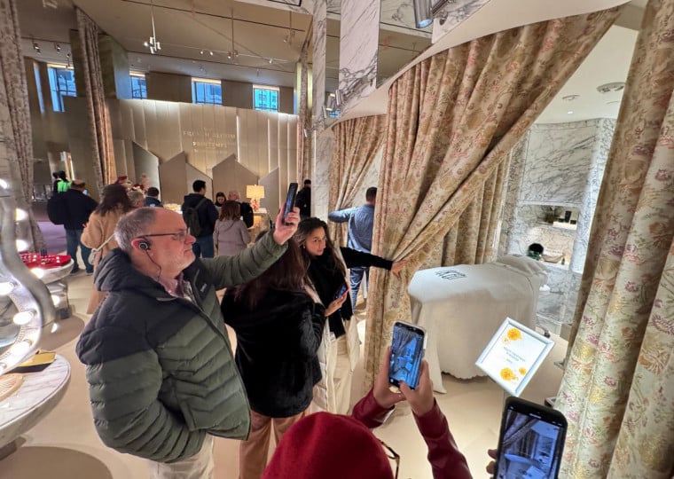 Comitiva se encantou com SPA para tratamento de beleza e maquiagem