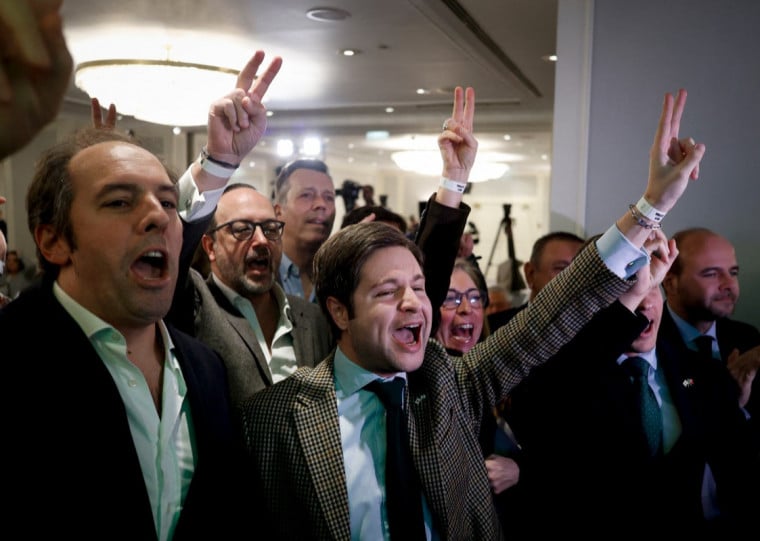 As indica&ccedil;&otilde;es de um segundo lugar para Andr&eacute; Ventura, l&iacute;der do partido Chega