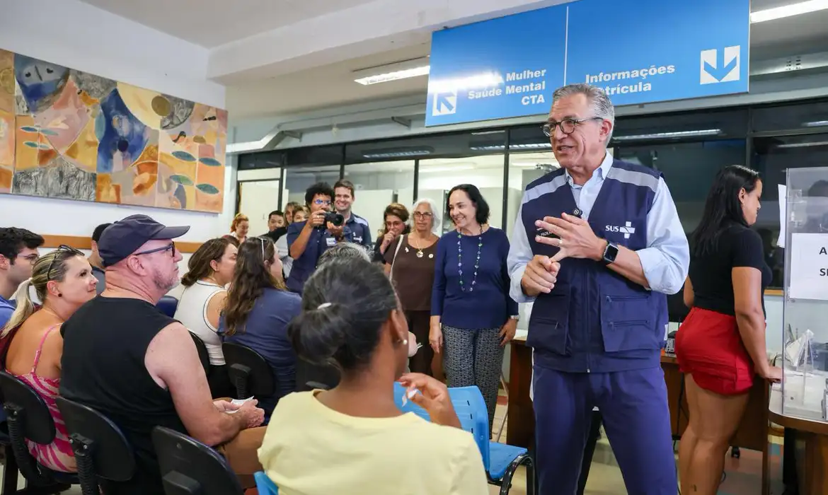 O ministro explicou que a vacinação deste público será possível com a chegada de mais doses da Butantan-DV