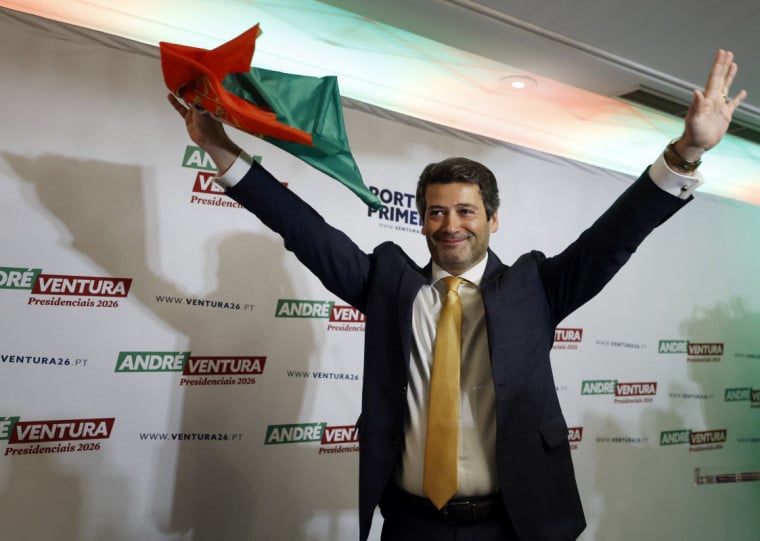 Fundador e presidente do partido Chega, Ventura vai disputar o segundo turno contra Ant&oacute;nio Jos&eacute; Seguro