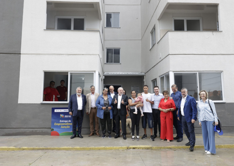 Lula entregou unidades habitacionais do programa Minha Casa, Minha Vida no Loteamento Junção