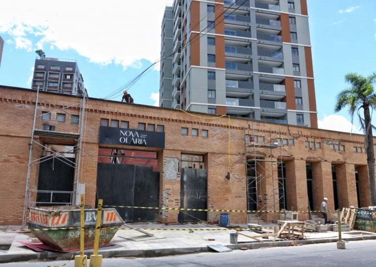 Nova Olaria está em reforma e terá três prédios residênciais no espaço