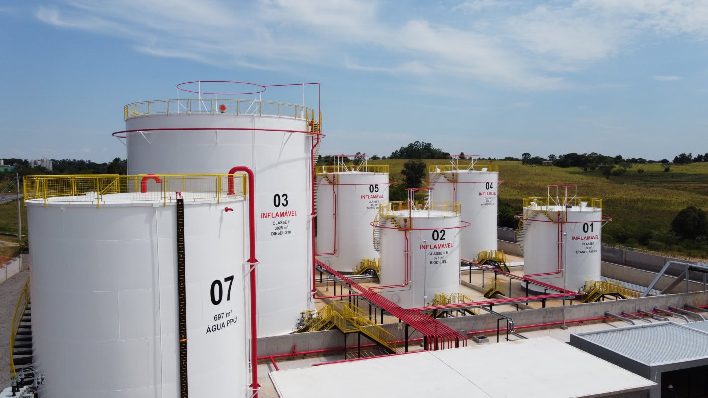 A Basama, nova base de distribuição de combustíveis em Santa Maria, recebeu R$ 38 milhões dos R$ 90 milhões investidos pela Argenta no RS em 2025 | Argenta/Divulgação/JC