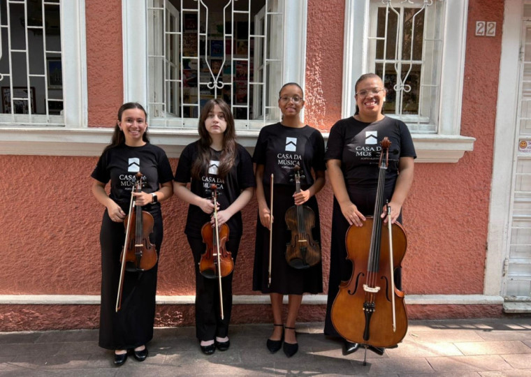 Grupo da Casa da Música Porto Alegre faz concertos gratuitos na sexta