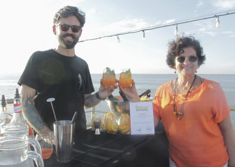 Léo Tonetto e Adriane Hilbig