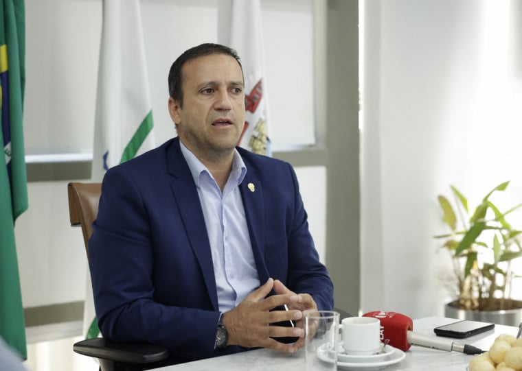 Moisés Barboza (PSDB) - presidente da Câmara Municipal de Porto Alegre -  coletiva de imprensa - 