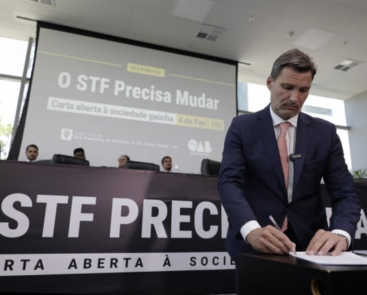 OAB-RS faz ato público para 'resgatar credibilidade do STF'