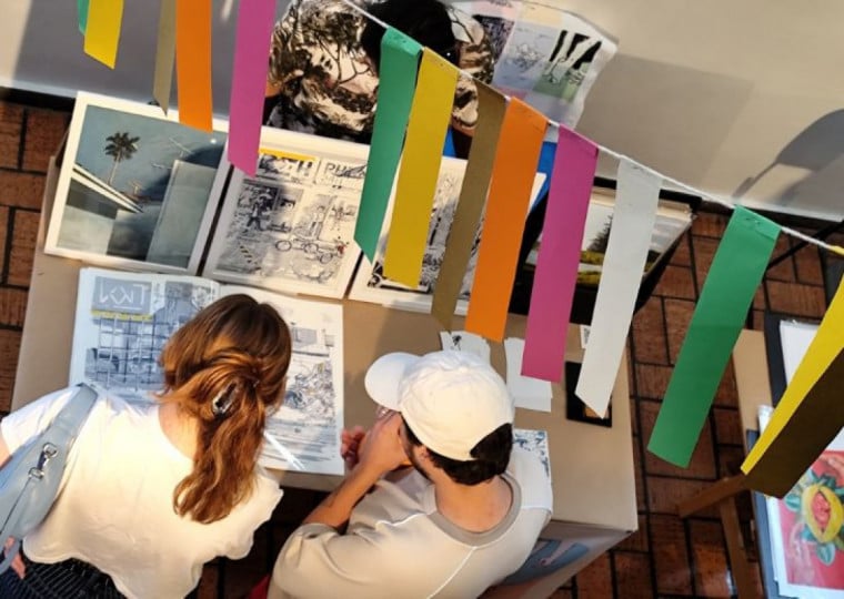 Feira exclusiva de artes visuais tem obras para comercialização e ações gratuitas