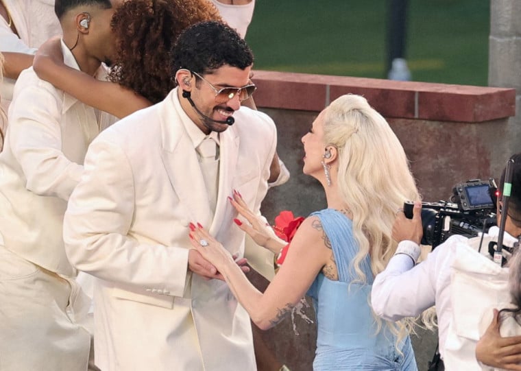 O show de Bad Bunny, exibido pela NBC durante o Super Bowl em fevereiro deste ano