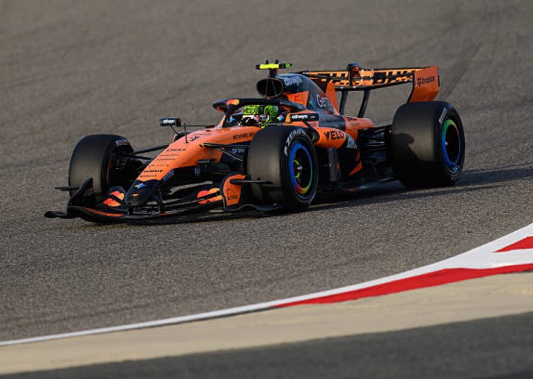 Gabriel Bortoleto fez o 15º melhor tempo na sessão de testes no Bahrein