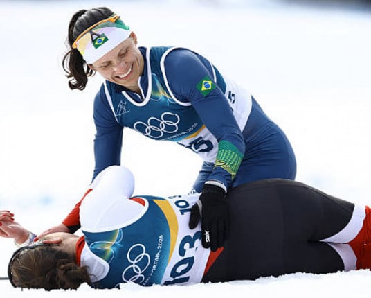 Bruna Moura termina em 99ª nos 10 km do esqui cross-country; Eduarda Ribera não completa