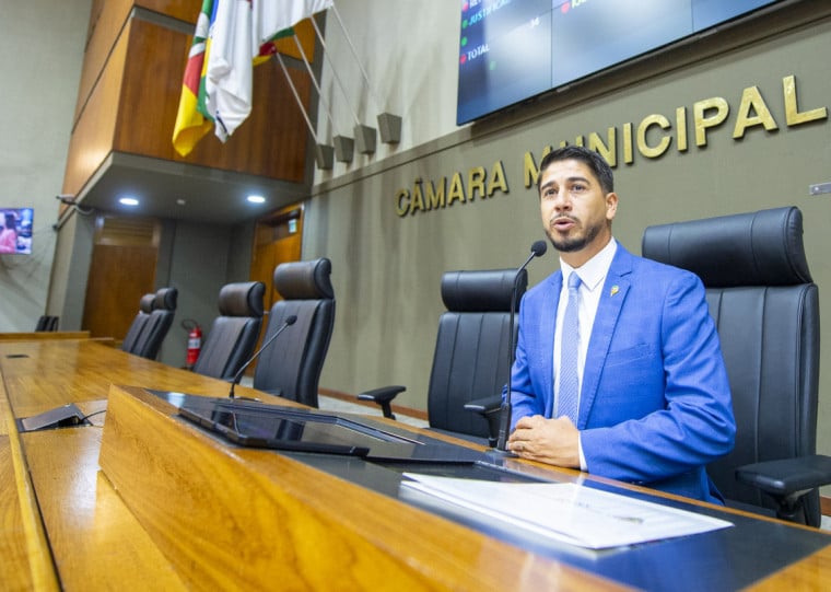 Vereador Giovane Byl assume comando da Casa enquanto presidente Moisés Barboza atua como prefeito em exercício da Capital