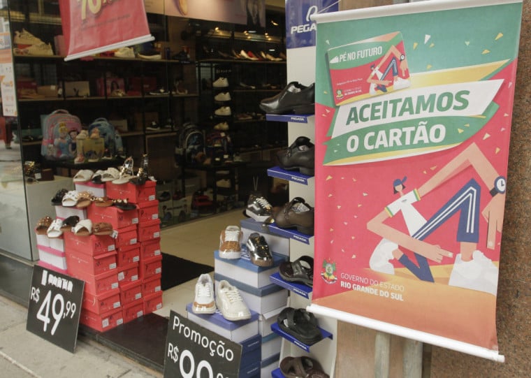 O benefício pode ser usado em todas as físicas lojas do Rio Grande do Sul