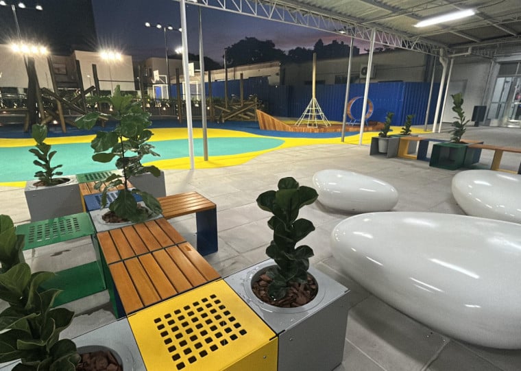 Ambiente interno da Escola Sesc São Judas; espaço terá evento oficial de inauguração