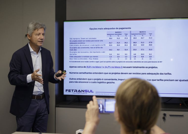 Francisco Cardoso, presidente da Fetransul, diz que preocupação está relacionada à conservação da rodovia e a redução do tempo de deslocamento