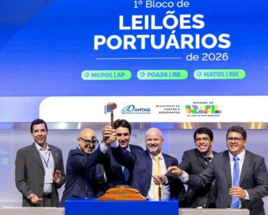 Terminal no Cais Navegantes é arrematado pelo consórcio Portos do Sul