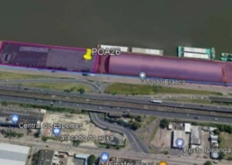 &Aacute;rea portu&aacute;ria situada na capital ga&uacute;cha possui cerca de 22 mil metros quadrados