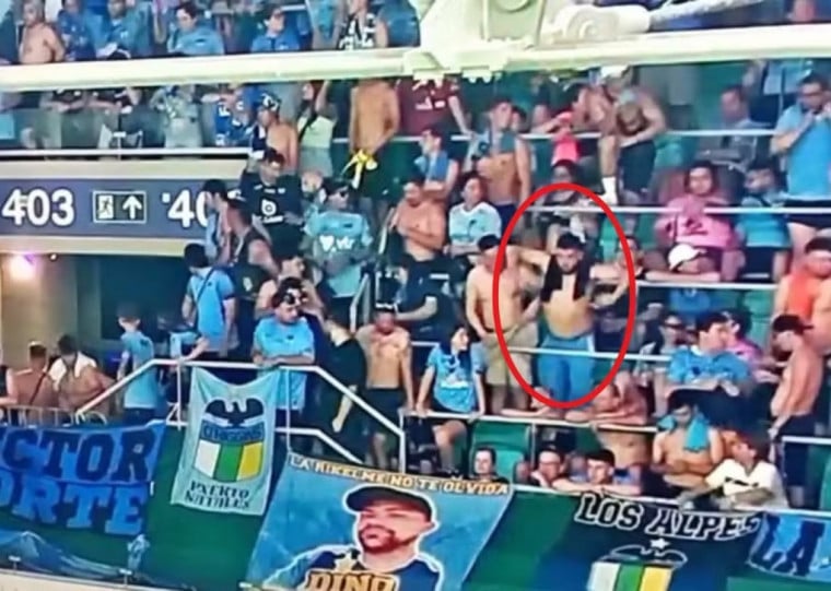 Câmeras flagram atos racistas de torcedor em partida na Fonte Nova