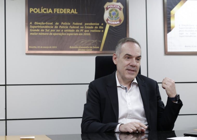 Alessandro Maciel Lopes, superintendente regional da Polícia Federal, destaca integração com Argentina e Uruguai