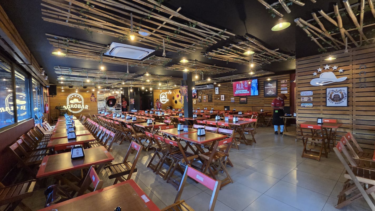 O Agrobar comporta, em m&eacute;dia, 360 pessoas, considerando as &aacute;reas interna e externa | DENER PEDRO/ESPECIAL/JC