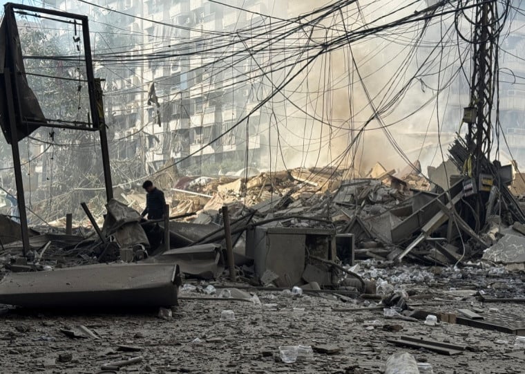 Israel deu o início a uma nova onda de ataques contra alvos do Hezbollah em Beirute, capital do Líbano