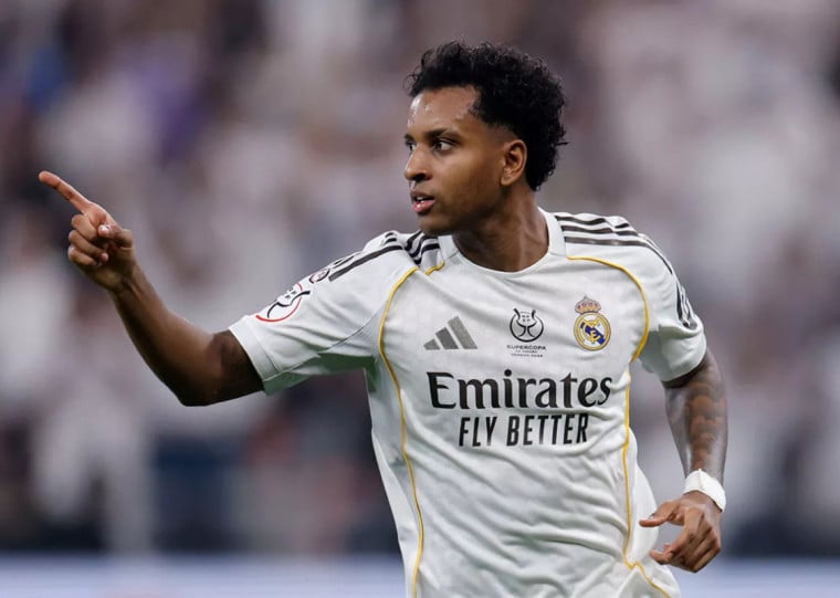 Rodrygo também perderá todo restante de temporada pelo Real Madrid