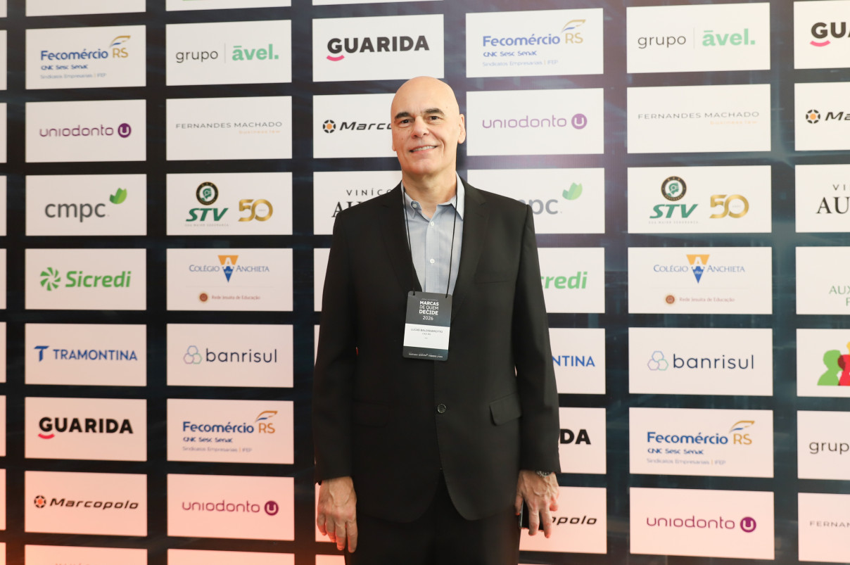 Lucas Baldisserotto CEO do CIEE RS/ Marcas de Quem Decide 2026 | ROSI BONINSEGNA/ ESPECIAL/JC