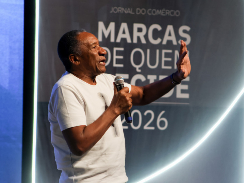 Evento teve palestra com empres&aacute;rio Geraldo Rufino<br />Foto: DANI BARCELLOS/ESPECIAL/JC