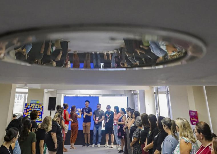 Porto Alegre, RS, Brasil, 05/03/2026: O evento de lançamento do programa ocorreu às 8h30, na Escola de Formação Continuada da Educação (rua General João Manoel, 90, bairro Centro Histórico). Foto: Alex Rocha/PMPA