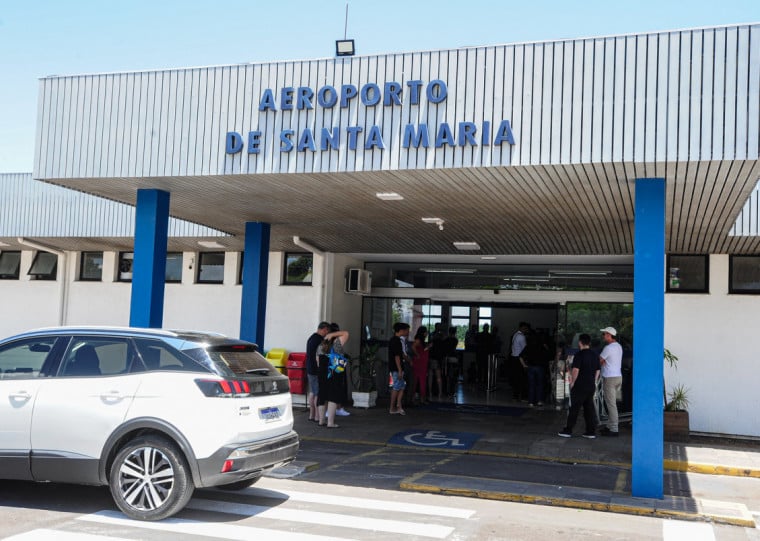 O Aeroporto Regional Brigadeiro Cherubim Rosa Filho, em Santa Maria, movimentou 39.874 passageiros em 2025