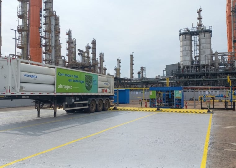 Biog&aacute;s purificado &eacute; fornecido pela Ultragaz