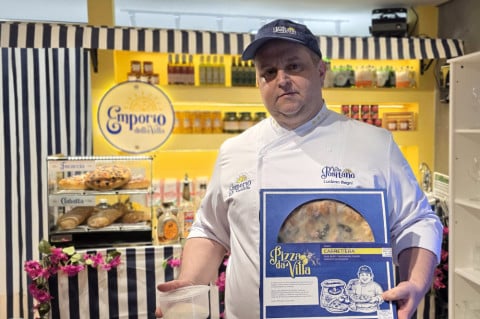 Luciano Begni comanda a Villa Positano, pizzaria da Capital