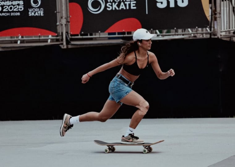 Rayssa Leal garantiu sua vaga na final de Mundial de Skate Street