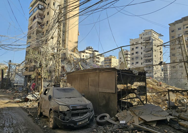 Subúrbios ao sul de Beirute têm sido um dos principais pontos, o que motiva fugas em massa da região