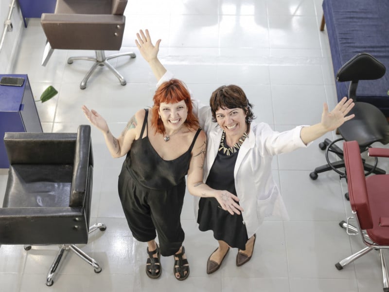 Vanessa e Raquel levam tend&ecirc;ncias mais naturais para a Sala Ru&iacute;do<br />Foto: T&Acirc;NIA MEINERZ/JC