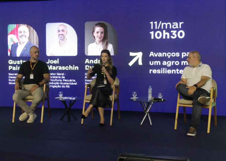 Construir um agro resiliente exige integração entre inovação, sustentabilidade e novos modelos produtivos, disse Andréia Dullius
