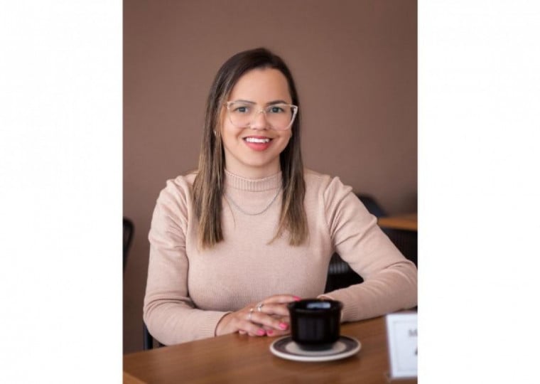 A empreendedora Andressa Aldrighi abriu o Nodo Caf&eacute; no ano passado, em Pelotas | Nodo Caf&eacute;/Divulga&ccedil;&atilde;o/Cidades