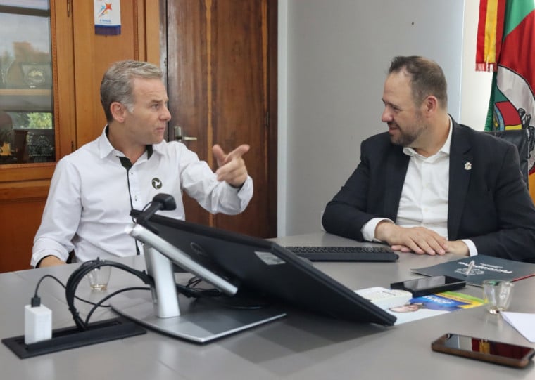 Prefeito de Farroupilha, Jonas Tomazini recebeu confirmações das empresas Biosys e Saro