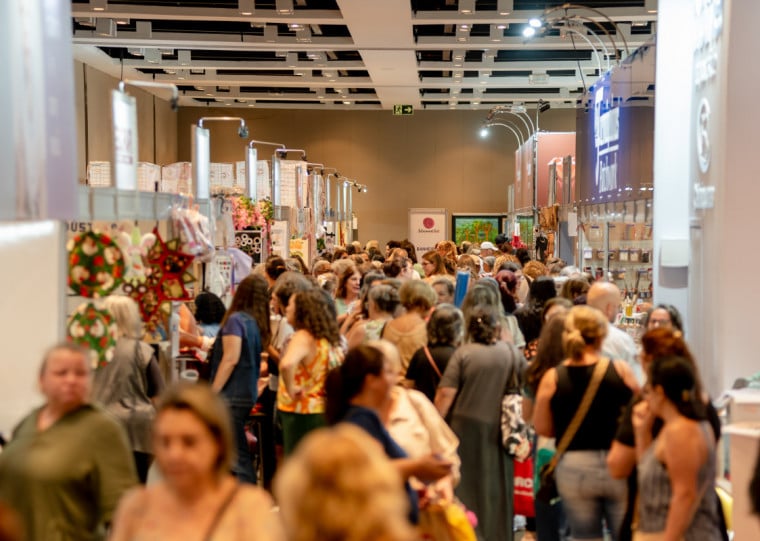 Feira dedicada ao artesanato e às artes manuais ocorre a partir desta quarta-feira (18), no Centro de Eventos do Barra Shopping Sul