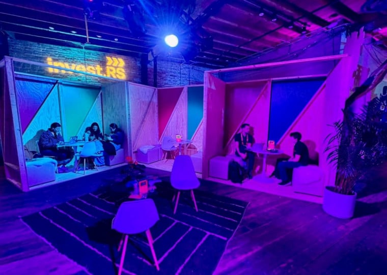 Espaço gaúcho fica em um dos pontos de grande fluxo no festival