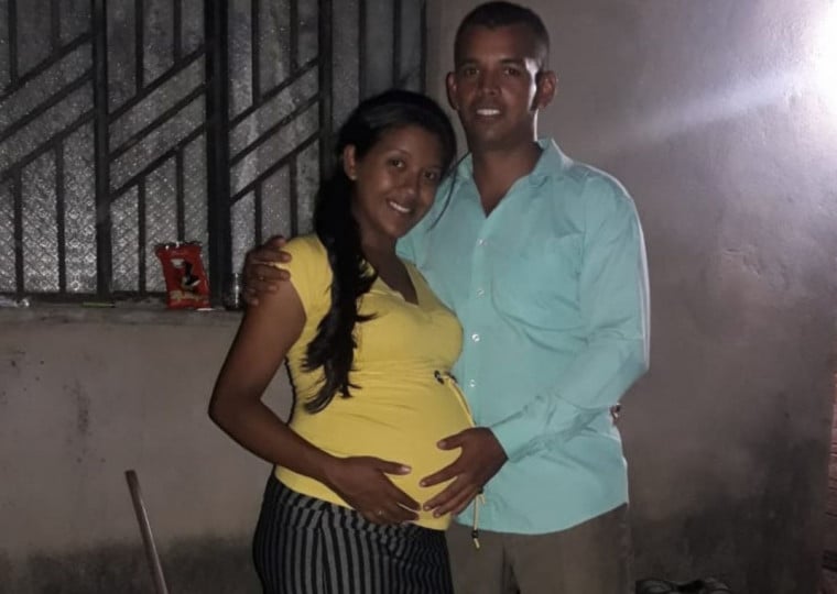 Miriannys de Los Angeles estava grávida quando deixou a Venezuela