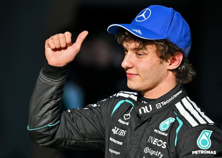 Antonelli se tornou o piloto mais jovem a conquistar uma pole na Fórmula 1.