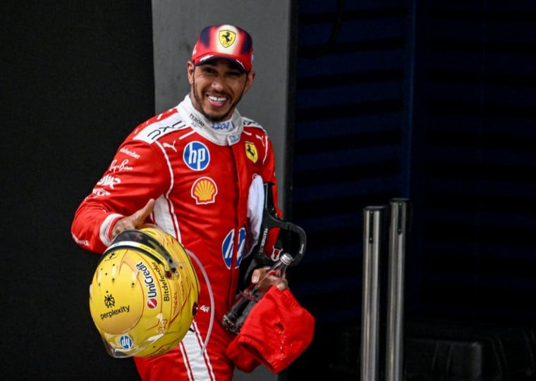 O heptacampe&atilde;o mundial terminou na terceira coloca&ccedil;&atilde;o e teve um &oacute;timo desempenho no fim de semana em Xangai