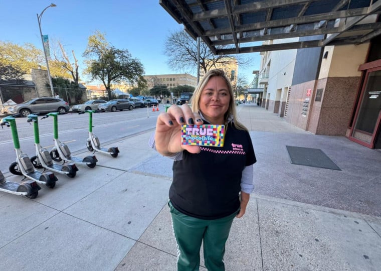 Paula apresentou o True Chocolate para o público do festival   